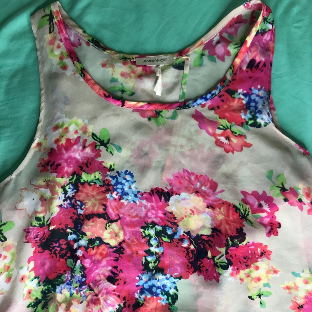 Flowy floral blouse